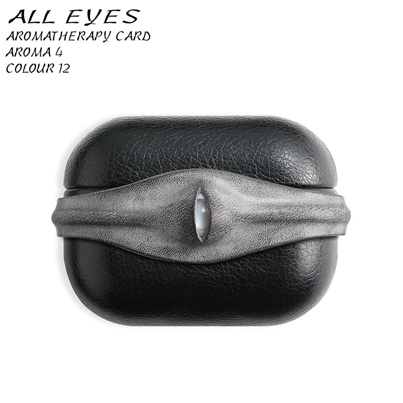 Funda para auriculares Airpods2/3/4/pro2 Alleyes, carcasa protectora de piel de vaca, funda decorativa personalizada hecha a mano para regalo de Airpods - imagen 4