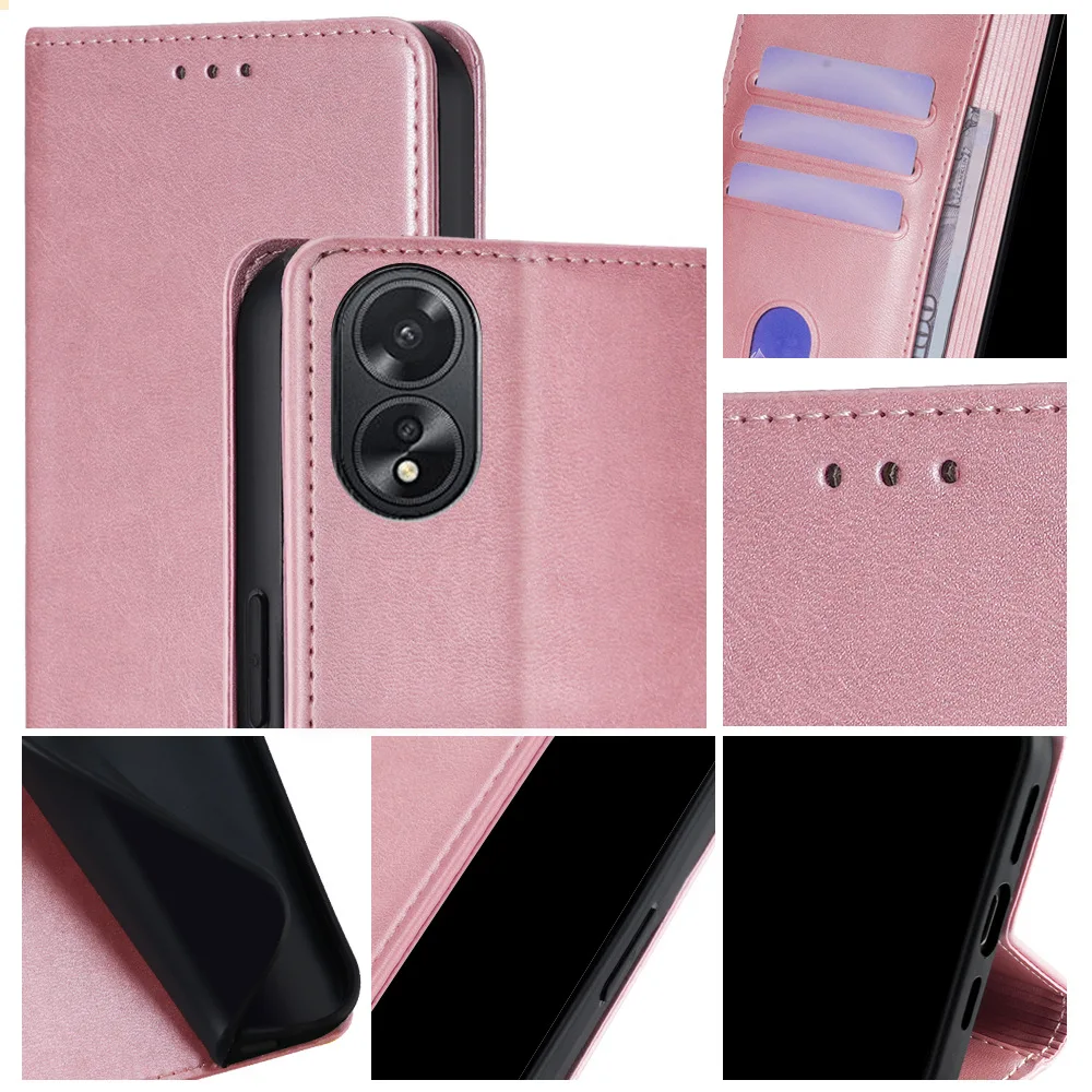 Funda de cuero para teléfono SAMSUNG Galaxy J3 J7 J5 2017 2018, funda tipo billetera A7 2016 2017 A8 2018 J4, funda con tapa y ranuras para tarjetas