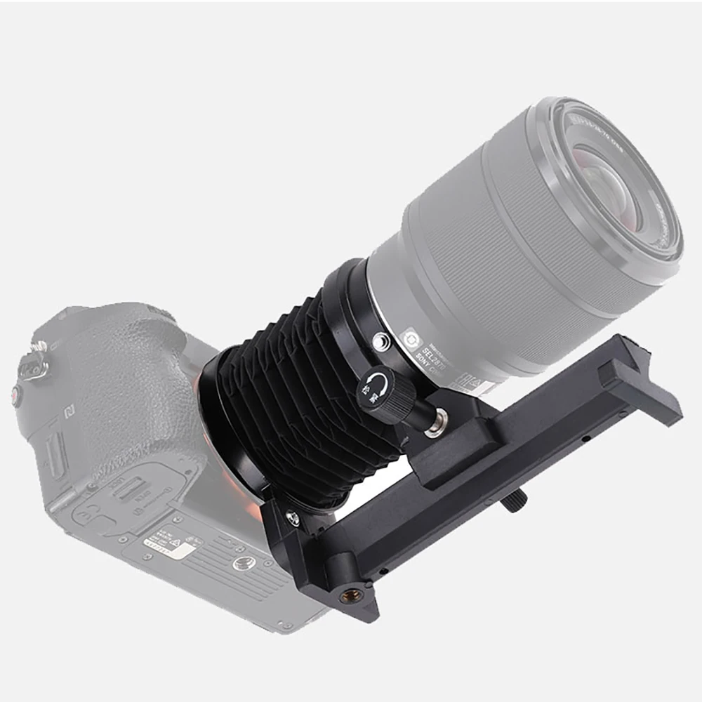 Lente de fuelle de extensión Macro FOTGA con deslizador de riel único para cámara sin espejo Sony E-Mount NEX-7 A9 II A7S A7 Mark IV - imagen 3