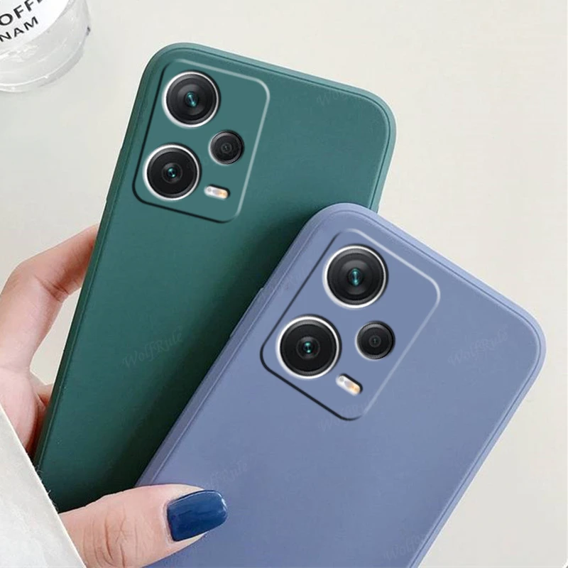 Para Poco X5 5G funda Xiaomi M5S M4 M5 X3 X4 X5 Pro 5G F3 F4 Capas silicona líquida Original trasera TPU Fundas suaves Poco X5 5G - imagen 3