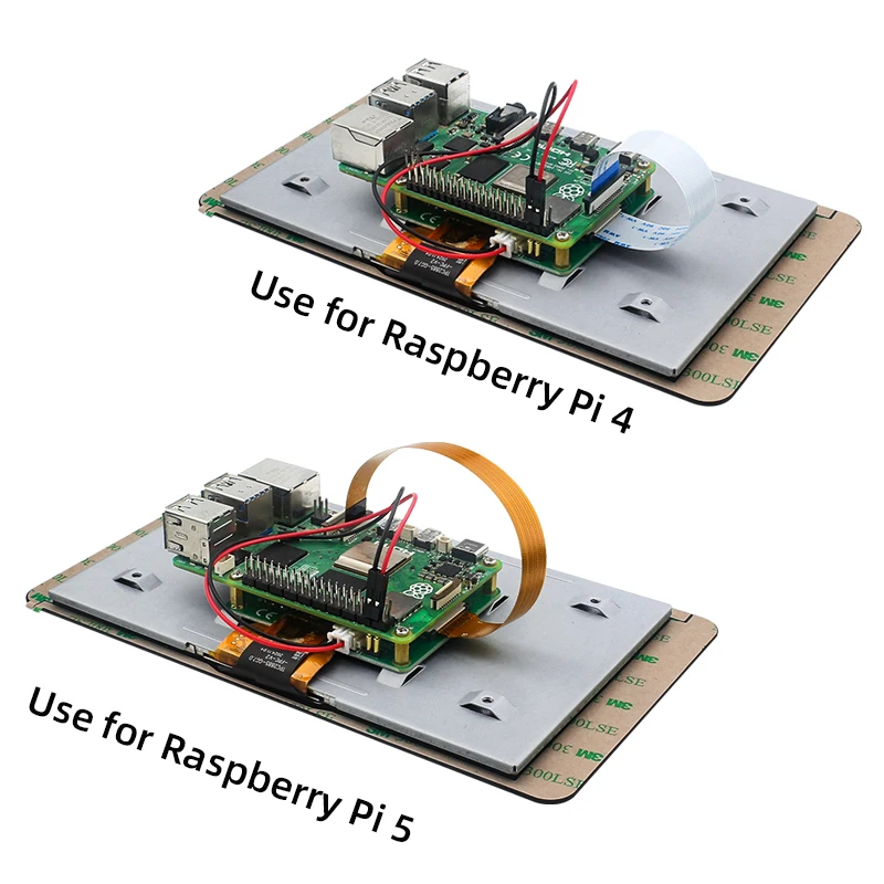Pantalla DSI de 7 pulgadas, 1024x600, pantalla táctil capacitiva LCD IPS, Monitor MIPI para Raspberry Pi 5 4B 3B + 3B Zero con FFC - imagen 5