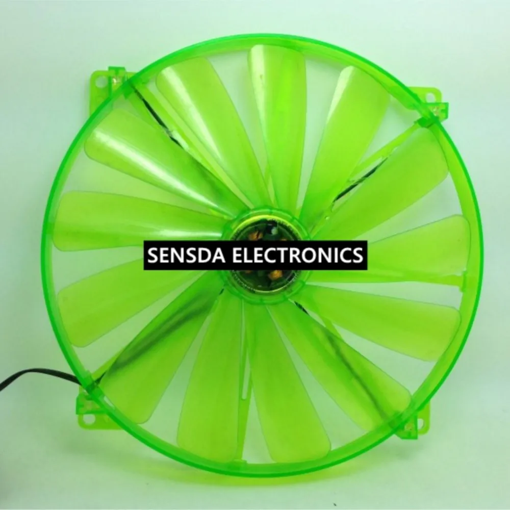Ventilador PC 200x20mm LED silencioso para chasis de ordenador - imagen 5