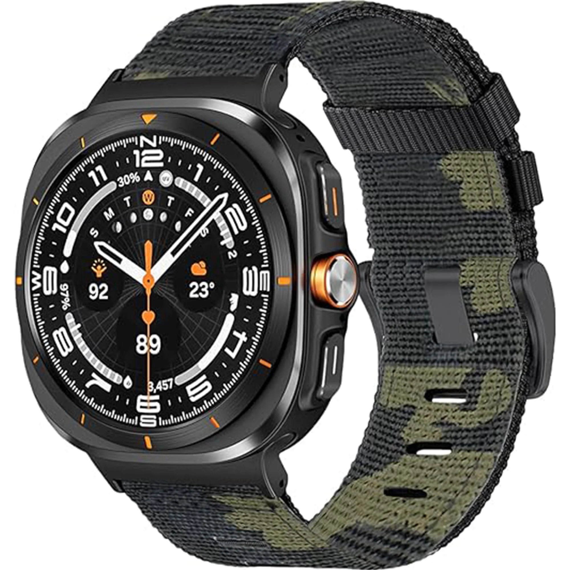 Pulsera para Samsung Galaxy Watch Ultra Correa 47mm accesorios pulsera deportiva de nailon banda de nailon resistente Galaxy watch 7 ultra Band