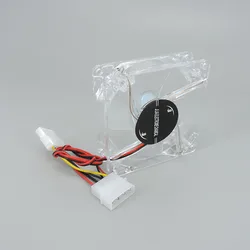 Ventilador LED para PC de 80 mm, 4 pines, 12 V, multicolor