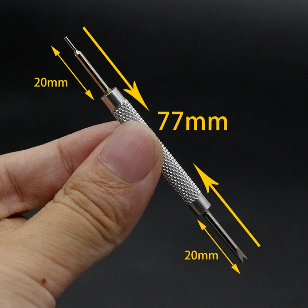 Herramientas de reparación de correa de reloj de Metal, pulsera de acero inoxidable, abridor de correa de reloj, reemplazo de barra de resorte, herramienta removedora de pasadores de conexión - imagen 3