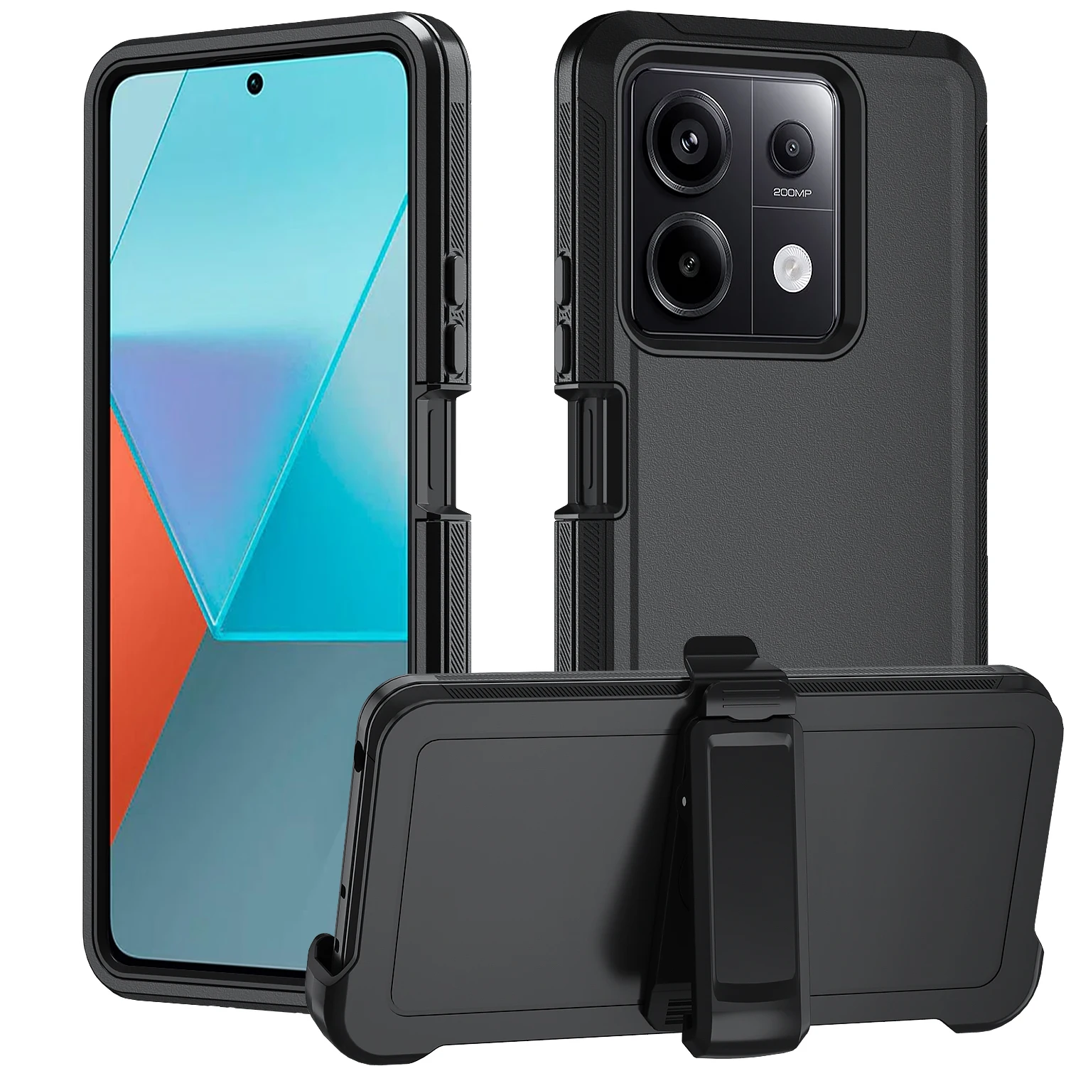 Funda resistente a prueba de polvo para Redmi 12, funda protectora de cámara para Xiaomi 11T Pro Redmi Note 11S 12, funda protectora a prueba de golpes - imagen 2