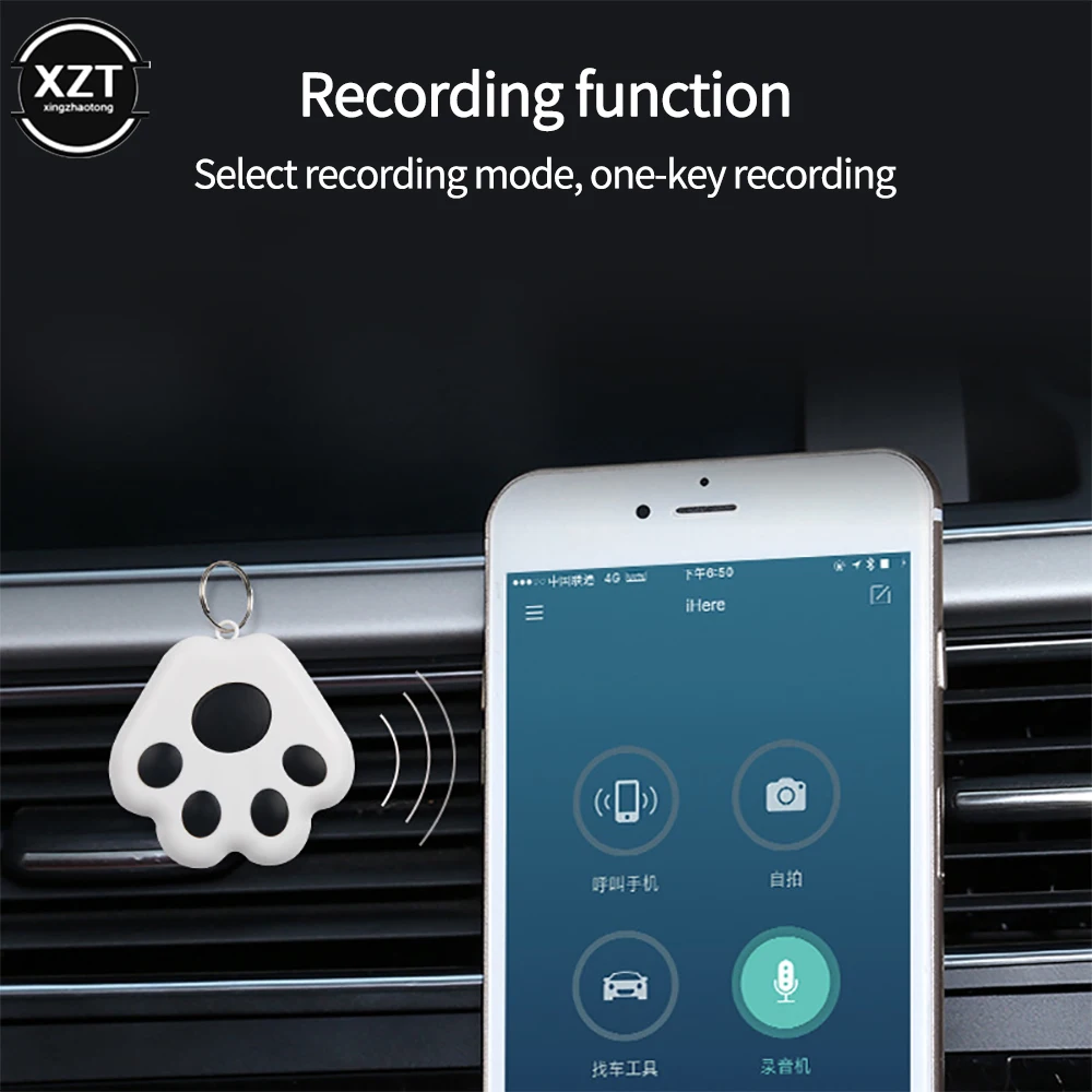 Rastreador Mini GPS, localizador de Sensor antipérdida, localizador GPS inteligente con Bluetooth, rastreador inalámbrico, billetera para perros y mascotas, localizador de llaves de teléfono - imagen 5