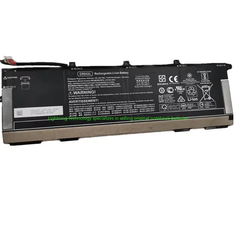 Batería de portátil OR04XL Original y genuino de 2025 años, 7,7 V, 53,2 Wh, para HP EliteBook X360 830 G5 G6 L34449-005 L34209-1B1 - imagen 4
