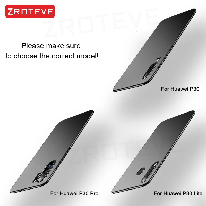 ZROTEVE-funda rígida ultradelgada para móvil, carcasa esmerilada de PC para Huawei P30 Lite P20 Pro P 30 20 Plus P30Pro P30Lite P20Pro - imagen 2