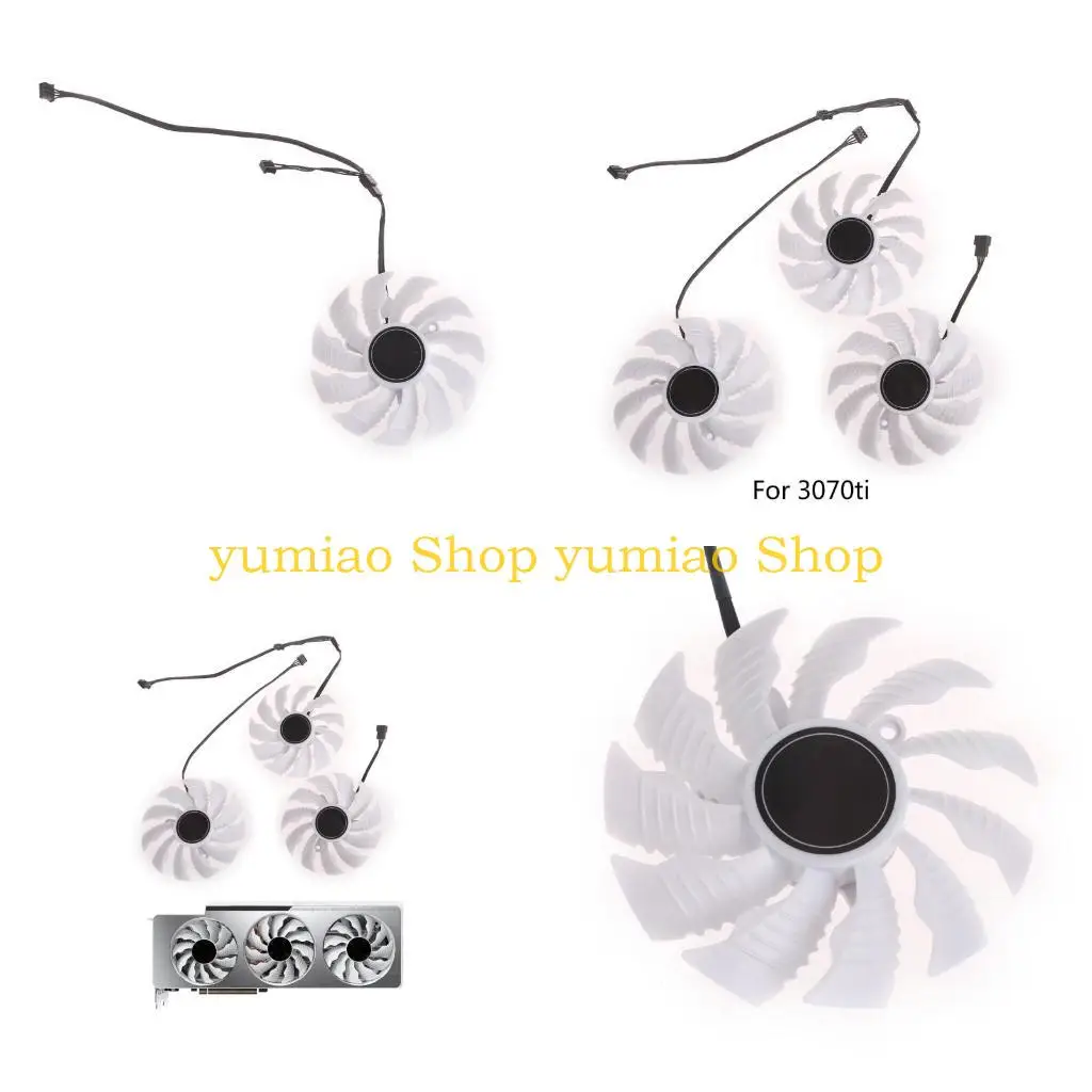 Ventilador refrigeración para tarjeta gráfica 587B, reemplazo del enfriador del ventilador tarjeta vídeo para
