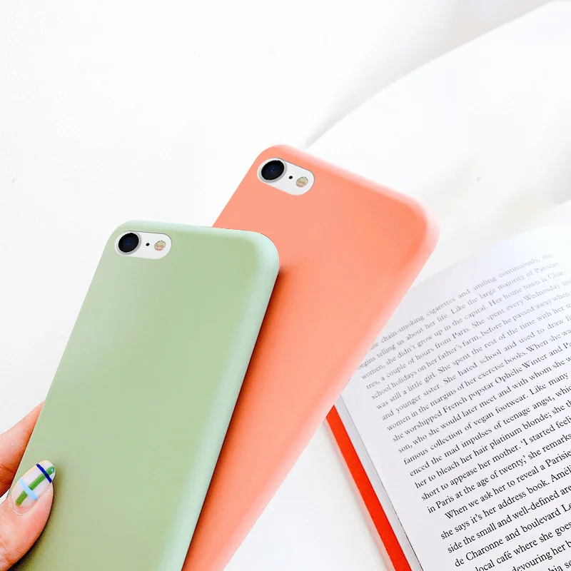 Funda para iphone 7 8 SE 2020 2022, funda protectora trasera de silicona líquida TPU a prueba de golpes para iphone SE 2020 2022, funda blanda - imagen 5