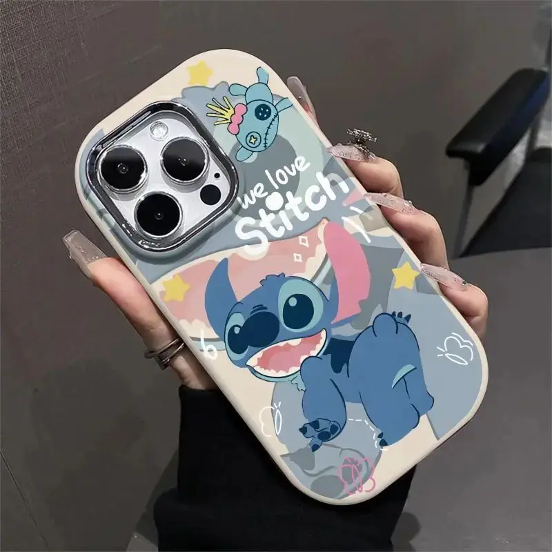 Funda de teléfono bonita Stitchs para Xiaomi Mi 12, POCO F5, X3, NFC, 9C Redmi, 10, 13C, K30, K40, K60, Ultra Note 10, 12, 13 Pro, 4G, 5G, novedad - imagen 4