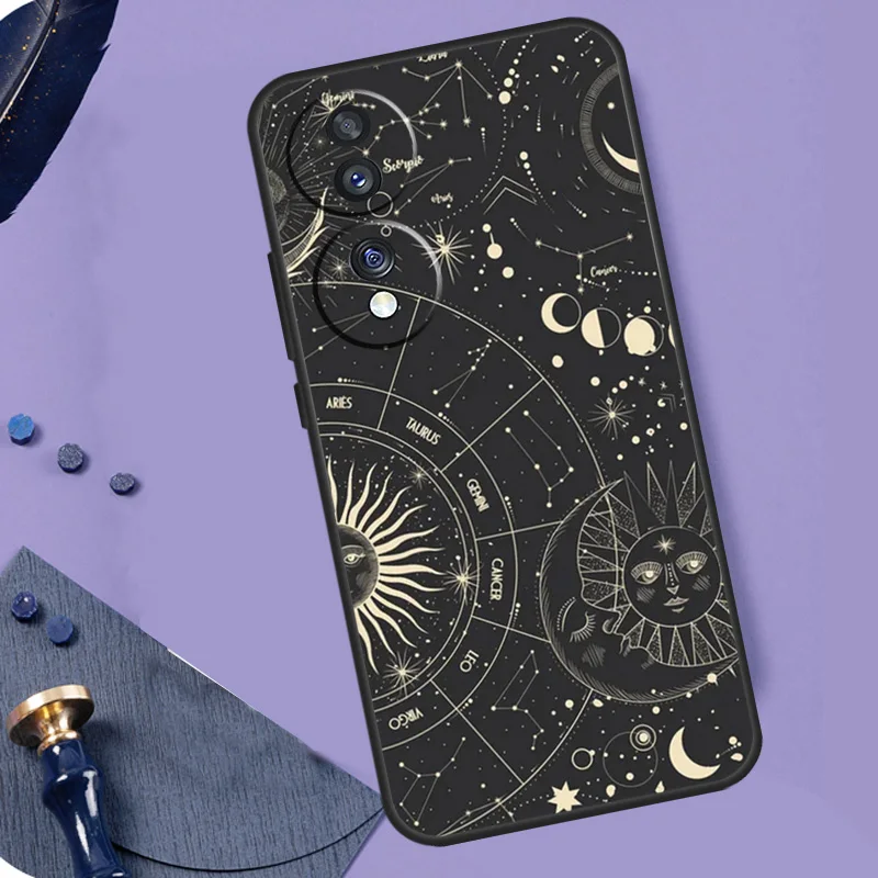 Sun Moons Star Signs Celestial para Honor Magic 6 5 Pro Lite 50 70 90 funda para Honor X9b X8b X7 X8 X9 X6a X7a X8a X9a cubierta - imagen 5