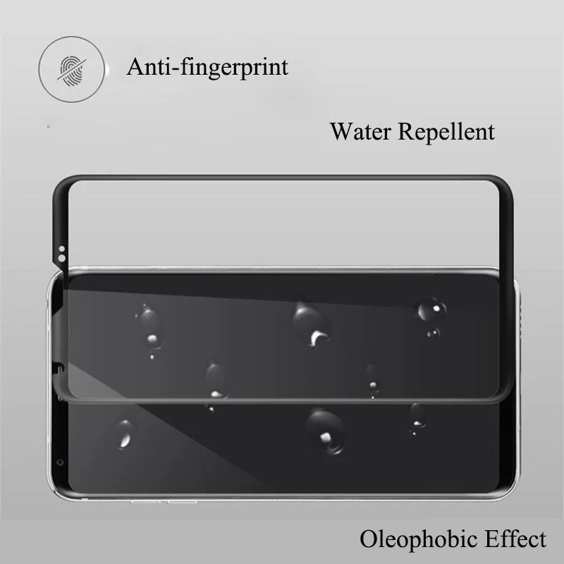 V30 Plus Protectores de pantalla de vidrio 3D película para LG V30 vidrio para LG V30 Protector de pantalla de vidrio templado 3D cubierta completa H930 H930 DS - imagen 4