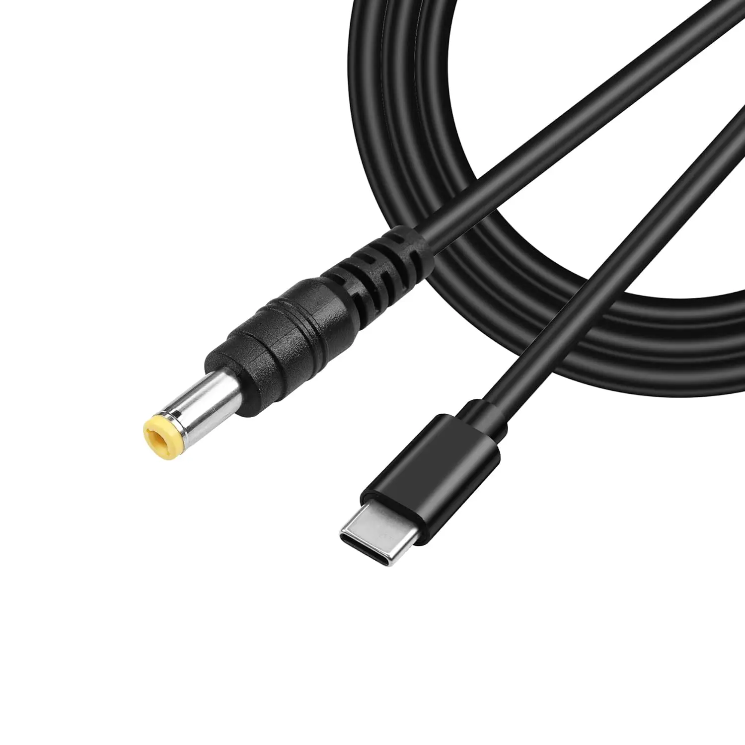 Cable de alimentación USB tipo C PD a DC 5,5x2,5mm 9V 12V 15V, adaptador de Cable de USB-C de 65W para cámara de tira LED CCTV, enrutador inalámbrico