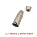 XLR M to 3.5 F