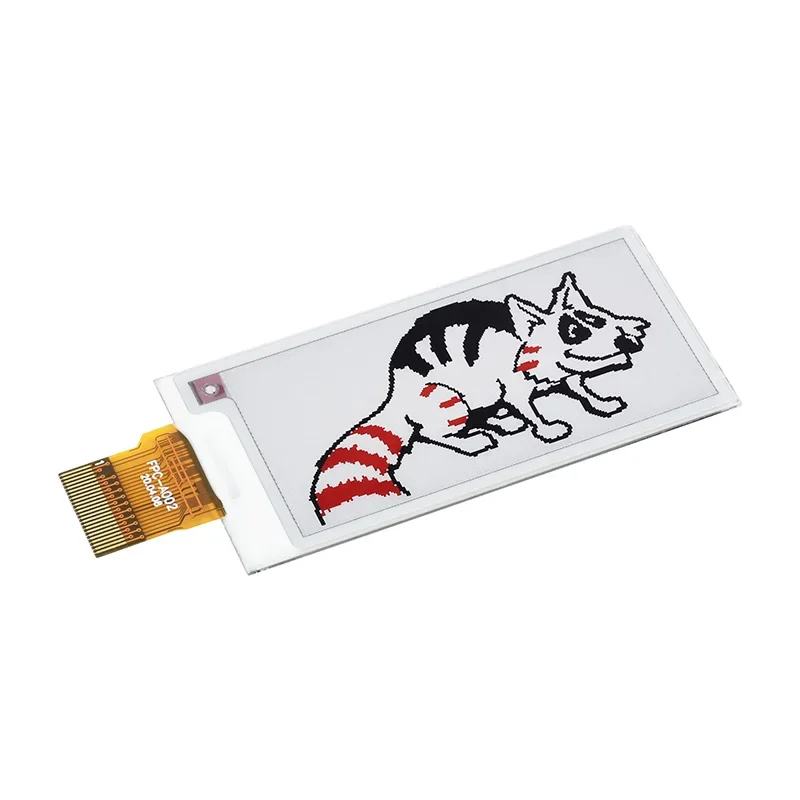 Waveshare 250x122 panel de pantalla cruda de tinta electrónica de 2,13 pulgadas rojo negro blanco papel electrónico de tres colores compatible con SPI Raspberry Pi/Arduino - imagen 3