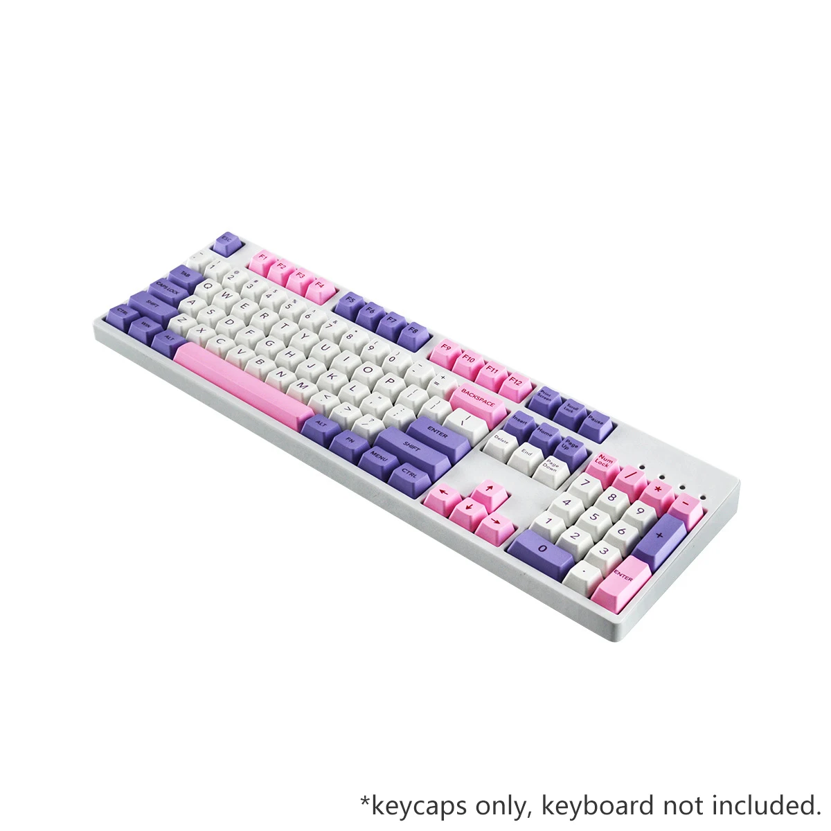 Tapa de tecla PBT, sublimación térmica, Color rosa, 104 teclas, Impresión de transferencia térmica, teclas de teclado mecánico - imagen 4