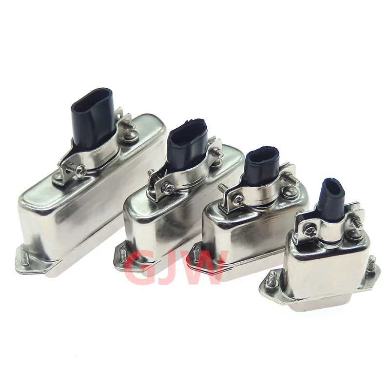 Conector centrónico de soldadura macho serie 57, 1 piezas, CN14/24/36/50P, adaptadores de montaje de Cable de impresora de ordenador con cubierta metálica - imagen 2