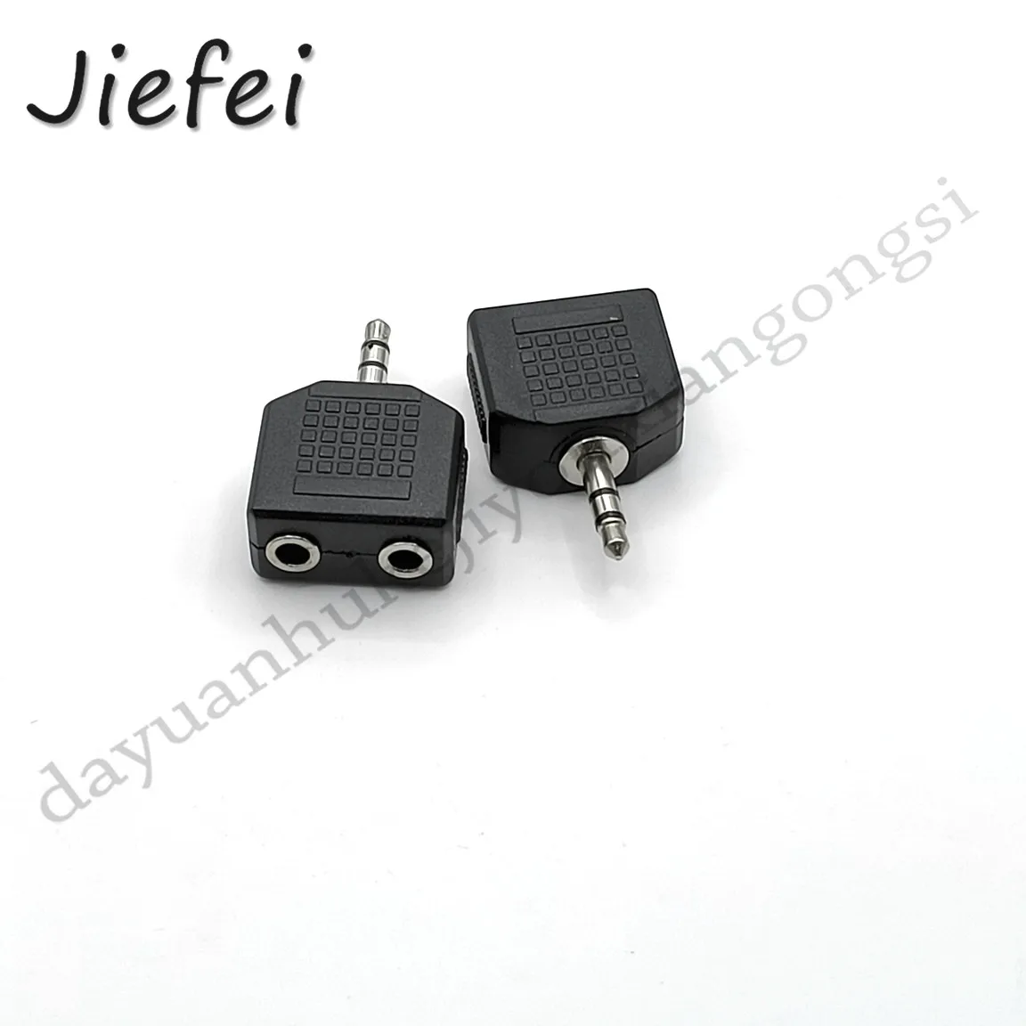 Adaptador de Audio estéreo de 100 piezas, 3,5mm, macho a 2x3,5mm, divisor, nuevo