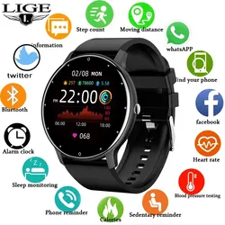 LIGE Reloj Inteligente IP67 Bluetooth AMOLED Pantalla Táctil