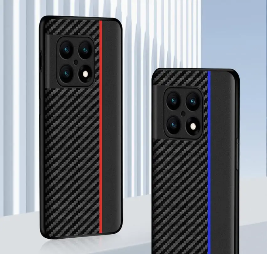 Funda de fibra de carbono para Oneplus 10 Pro PC, cubierta de lujo antigolpes para One Plus 10Pro Oneplus 10 1 + 10 Pro 6,7" - imagen 4