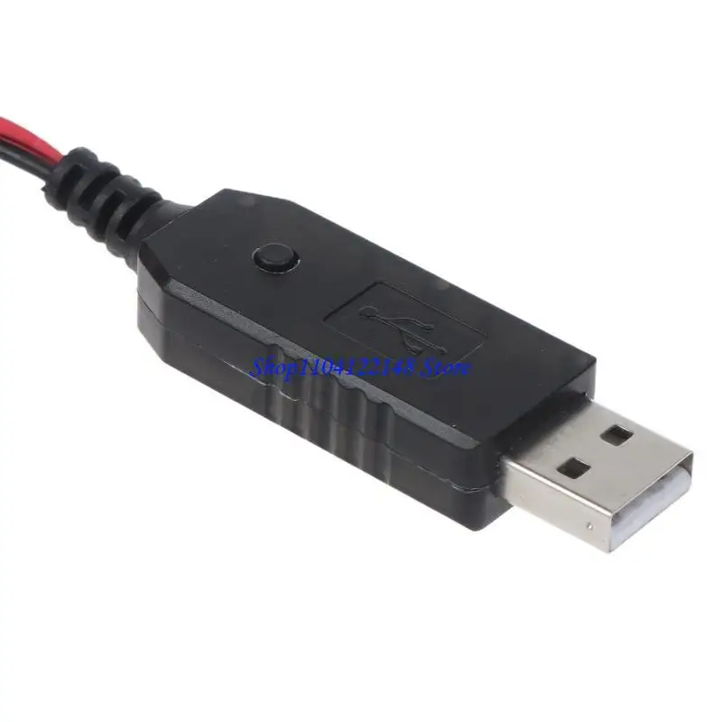 Cable alimentación batería simulada P9FA QC3.0 a 5V-12V AA con interruptor encendido y apagado, reemplaza 4-8 Uds. - imagen 2