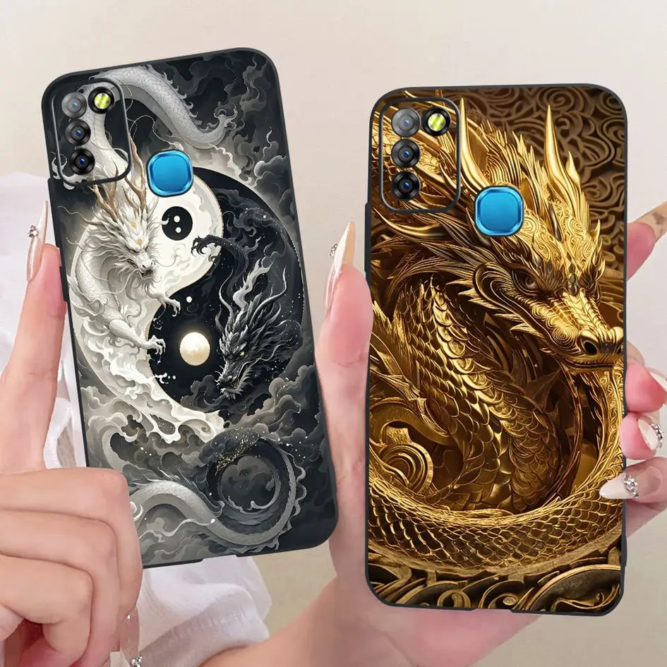 Funda de silicona con dibujos animados para Infinix Smart 5/Hot 10 Lite/Hot 11 Lite X657 X657C X657B, Fundas suaves de TPU a prueba de golpes - imagen 4
