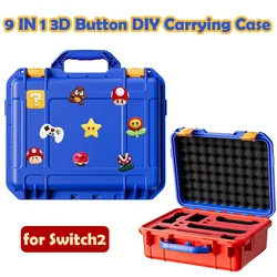 Estuche de transporte para Switch2 Professional Deluxe Estuche De Viaje impermeable Estuche rígido con forro suave para controlador Switch2 Console Pro