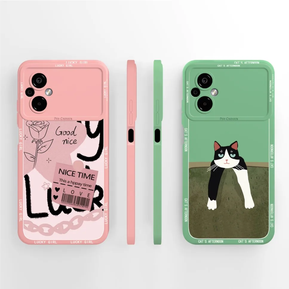 Para Xiaomi Poco M5 M5S funda de teléfono encantador astronauta dibujos animados suave silicona protección de cámara parachoques para Poco M 5 Capa de alta calidad - imagen 3