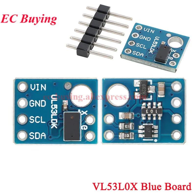 10Pcs/1pc VL53L0X V2 Time-of-Flight (ToF) Laser Ranging Sensor Breakout 940nm GY-VL53L0XV2 Laser Distance Module I2C IIC GY-530 - imagen 3