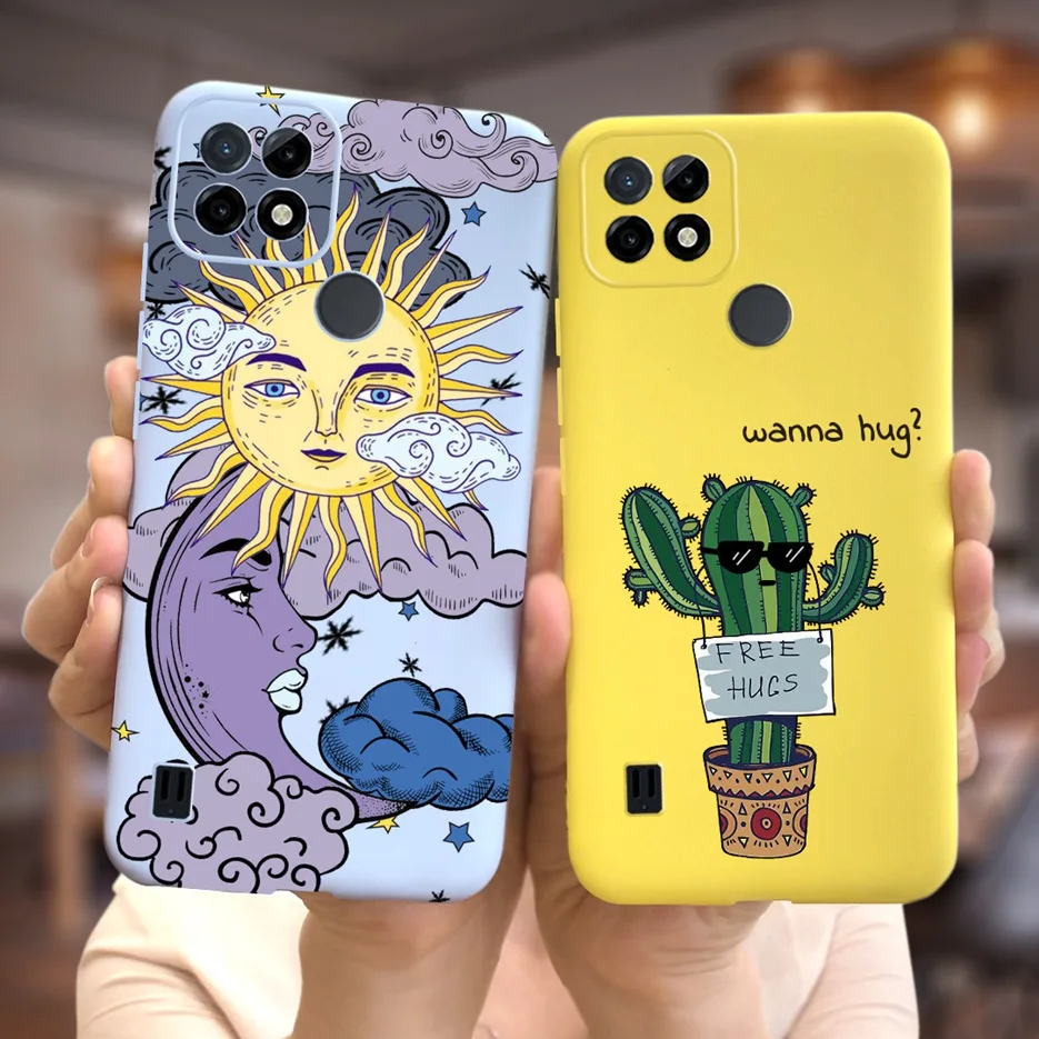 Para Realme C21 funda Realme C21Y funda bonita de moda suave TPU Fundas funda de teléfono para Realme C21 Y C 21Y RealmeC21 cubierta trasera parachoques - imagen 3