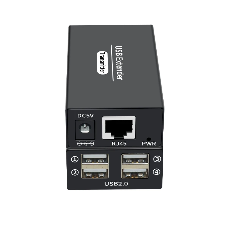 Extensor USB 2,0 de 120M sobre Ethernet, Cable RJ45 Cat6, extensión UTP, 4 puertos USB 2,0, divisor Hub para teclado, ratón, impresora, disco U - imagen 5