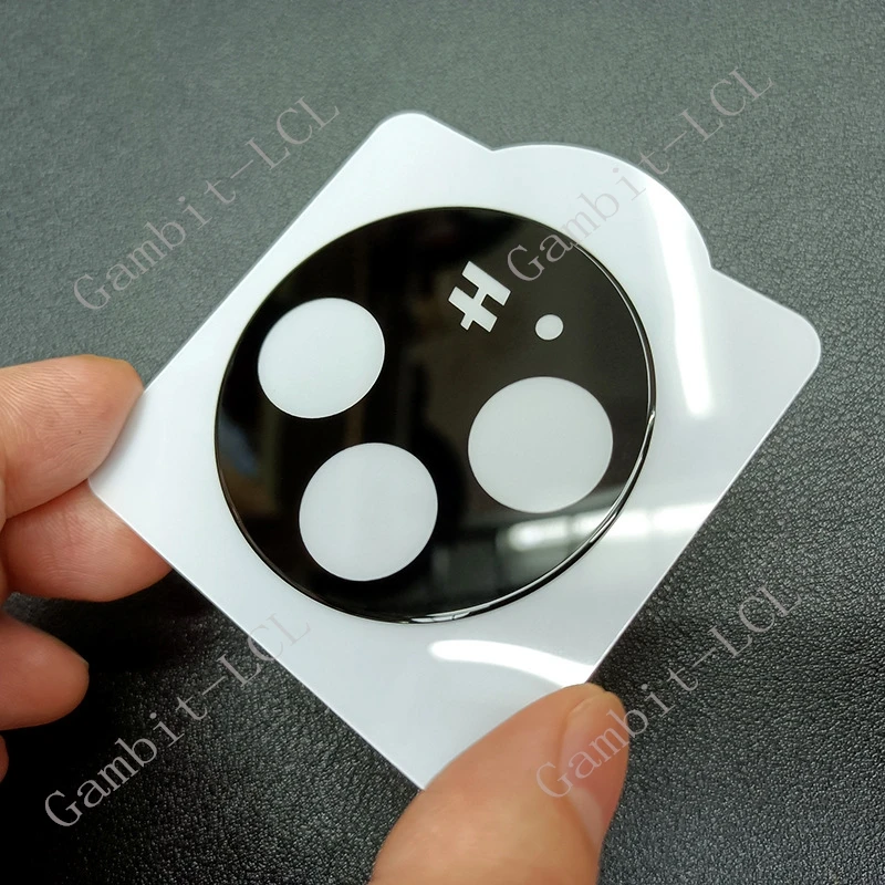 Película de lente de cámara negra para OnePlus Open Apex Edition OPPO Find N3 FindN3 OnePlusOpen, Protector de vidrio templado Original, 2 piezas - imagen 2