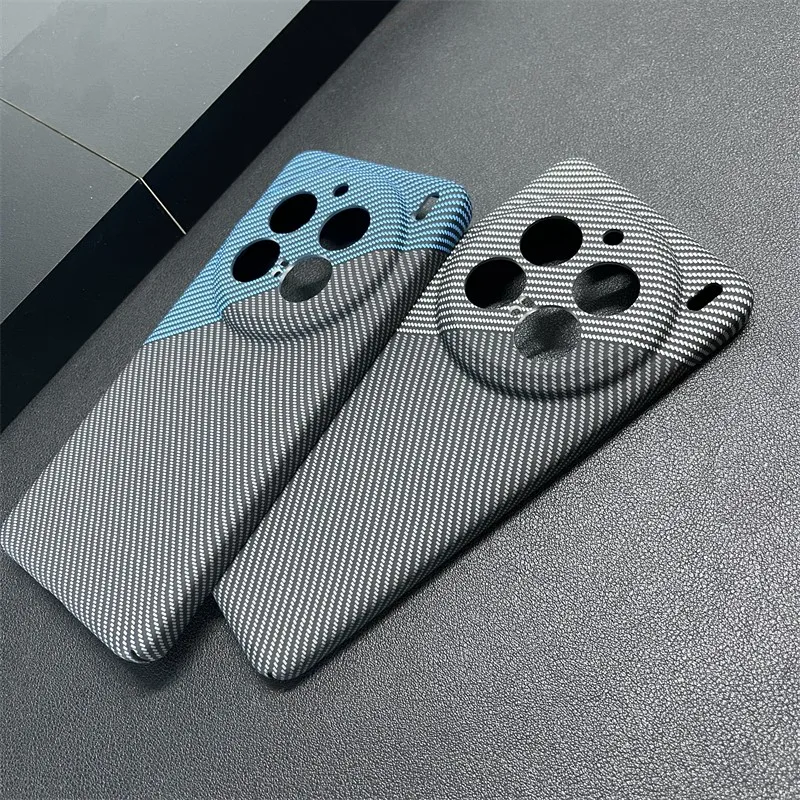 Para VIVO X200 Pro funda dura de fibra de carbono para PC fundas protectoras traseras delgadas para VIVO X100S X200Pro Mini X100Ultra carcasa de teléfono - imagen 5