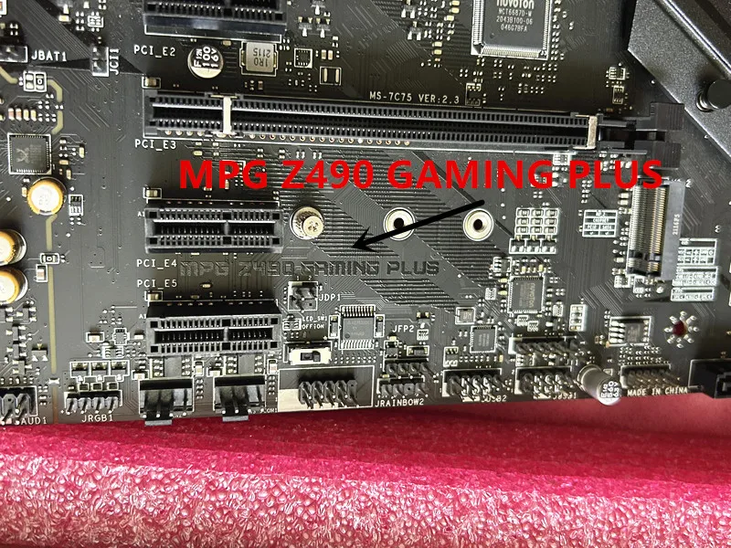 Placa base MPG Z490 GAMING PLUS, 128GB, compatible con Core 10. ° CPU LGA 1200 DDR4 ATX Z490, 100% probado, completamente en funcionamiento - imagen 3