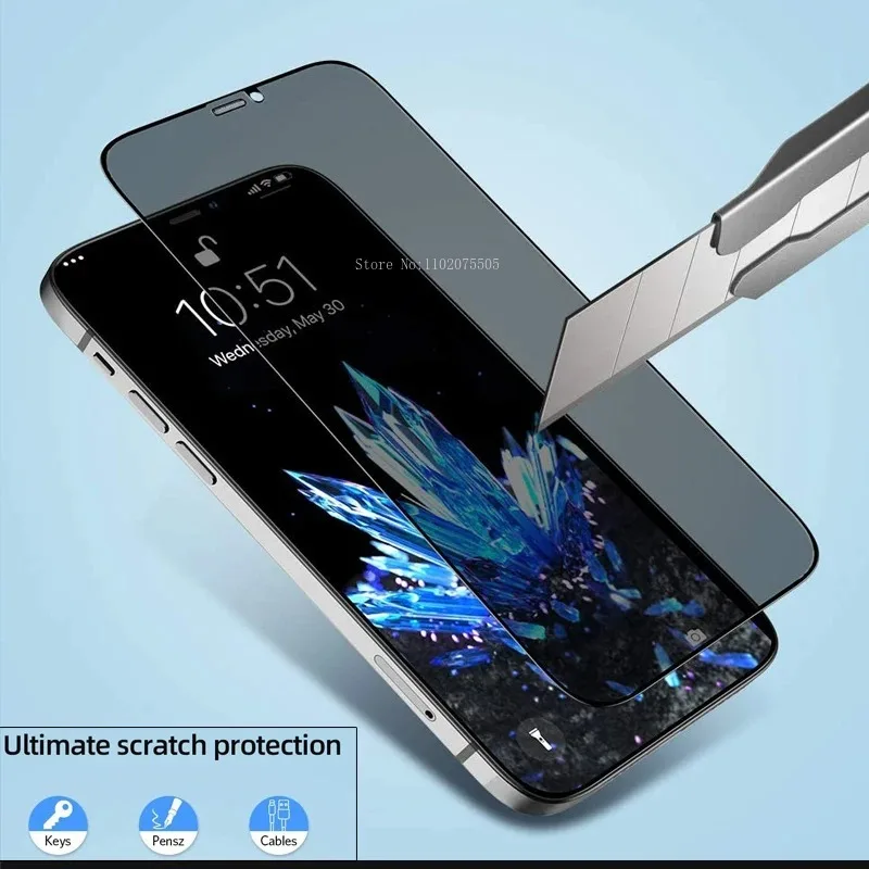 4 Uds vidrio templado de privacidad para Xiaomi 13T Pro 11T 13 Protector de pantalla antiespía para Xiaomi 11T Pro 12T 12T Pro vidrio Protector - imagen 4