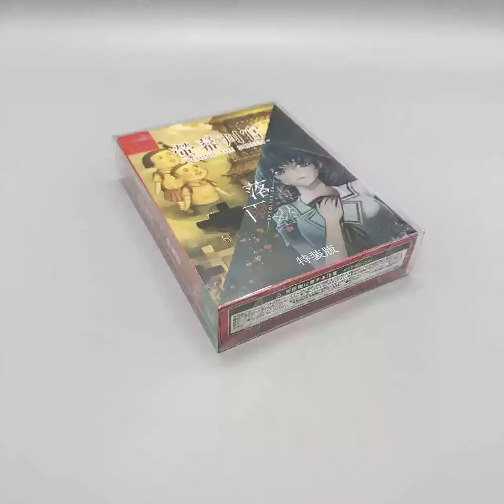 1 protector de caja para NS SWITCH detrás de la pantalla y la desfoliación solo estuche de exposición transparente japonés caja de colección - imagen 4