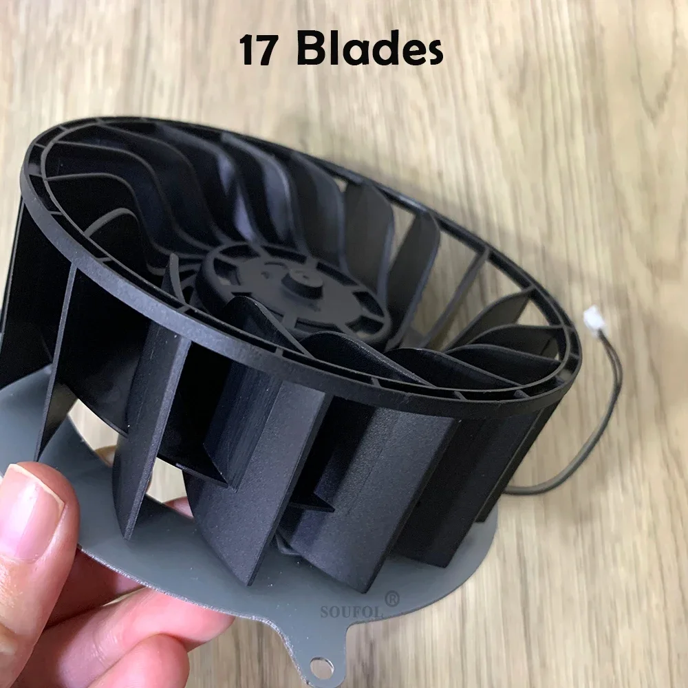 Nuevo ventilador de refrigeración por radiación interna para consolas PS5 17 aspas G12L12MS1AH-56J14 ventilador enfriador para PS5 Host 23 aspas - imagen 3