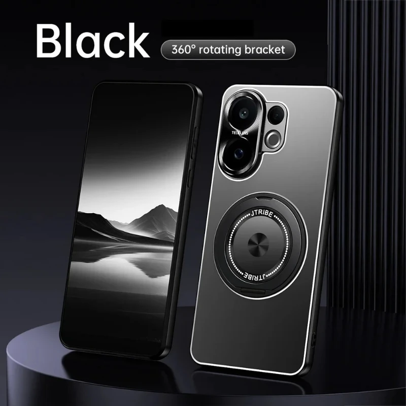 Para VIVO X200 FE lente de Metal a prueba de golpes protección de cámara cubierta de soporte mate para VIVO S30 Pro Mini cubierta de soporte de anillo magnético