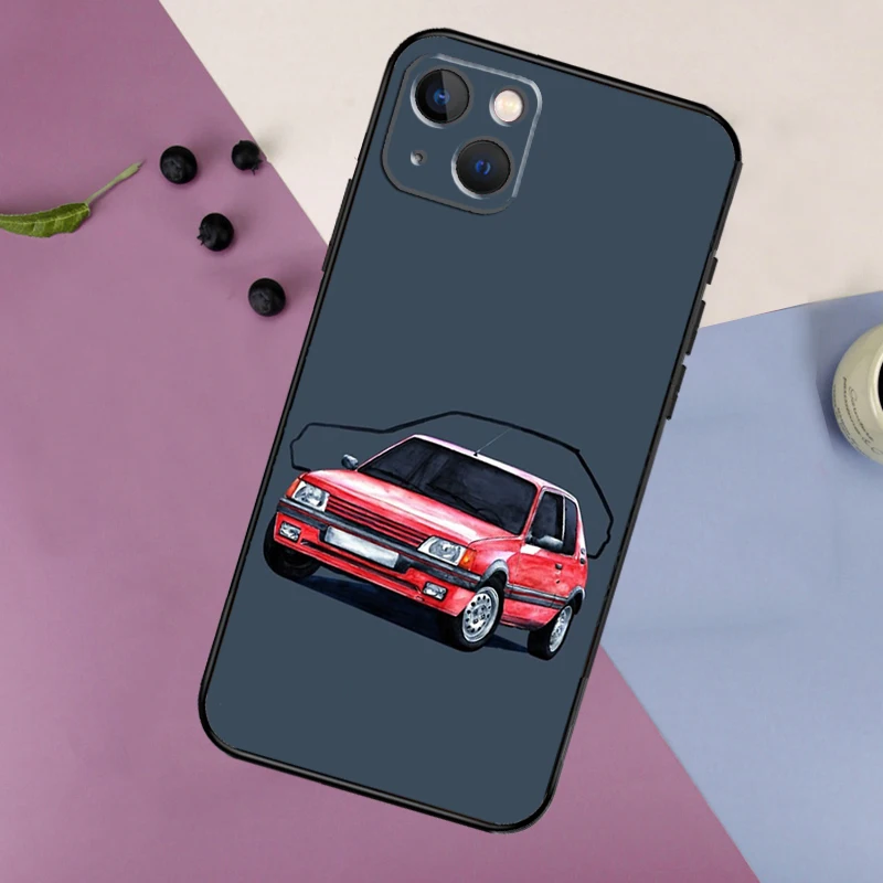 Funda con ilustración de coche de rally para iPhone 14 13 11 12 16 15 Pro Max 12 13 Mini X XR XS MAX 7 8 14 16 15 Plus contraportada - imagen 3