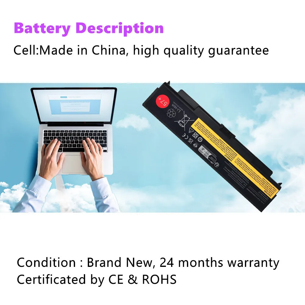 45N1151 45N1158 batería del ordenador portátil para Lenovo ThinkPad L540 T440P L440 T540P W540 Seies 45N1144 45N1148 45N1159 45N1149 45N1150 - imagen 4