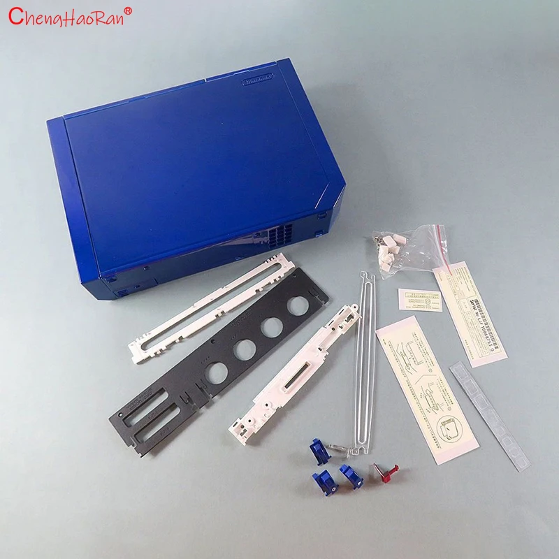 ChengHaoRan, 1 Juego, carcasa completa de repuesto con botones, pegatina, alfombrilla para pie para consola de juegos Wii, piezas de reparación - imagen 4