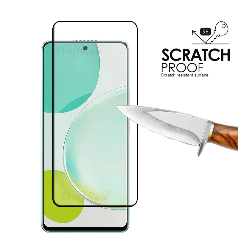 6 en 1 para Huawei Nova 11i vidrio Huawei Nova 11i vidrio templado cubierta completa pegamento 9H Protector de pantalla Huawei Nova 11i lente de vidrio - imagen 2