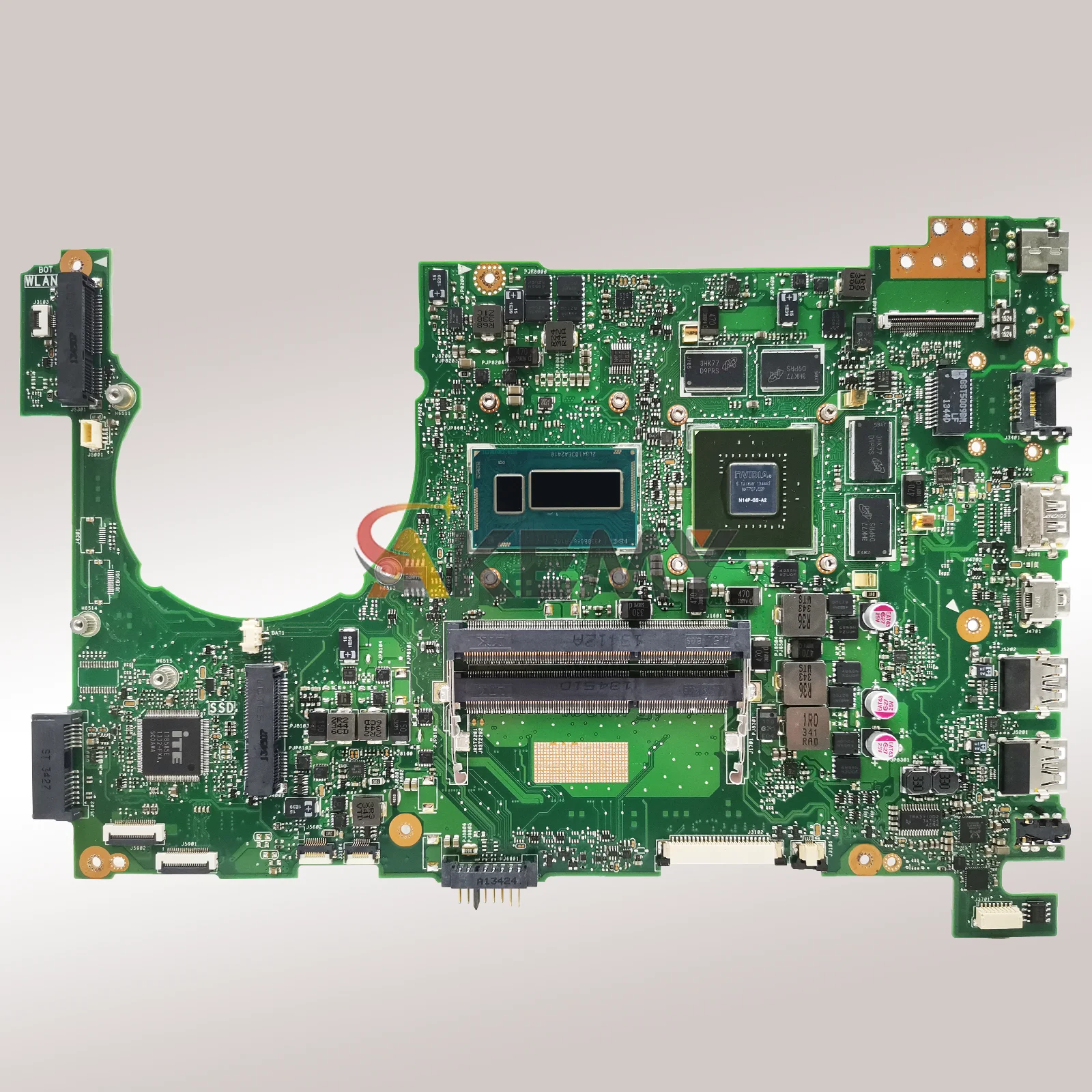 Placa base para ordenador portátil N550LF para ASUS ROG Q550L N550LF N550L placa base para portátil con CPU i3 i5 i7 100% pruebas OK envío rápido stk - imagen 3