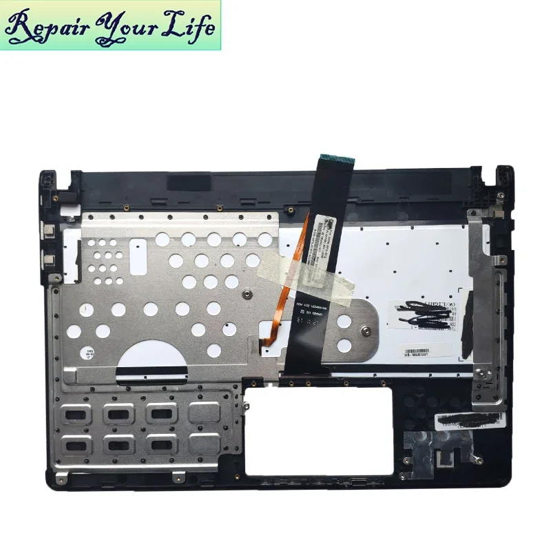 Reposapiés para teclado retroiluminado en inglés de EE. UU. para ASUS U47A U47 0KN0-MF3US13 0KNB0-4621US00 9Z.N8ABU.H01 carcasa blanca con retroiluminación C - imagen 3