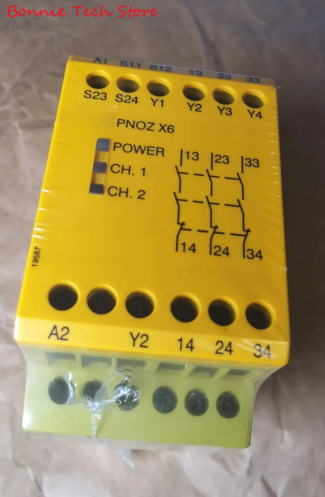 774729   para relé de seguridad PILZ (autonomo), PNOZ X6 24VAC 24VDC 3n/o