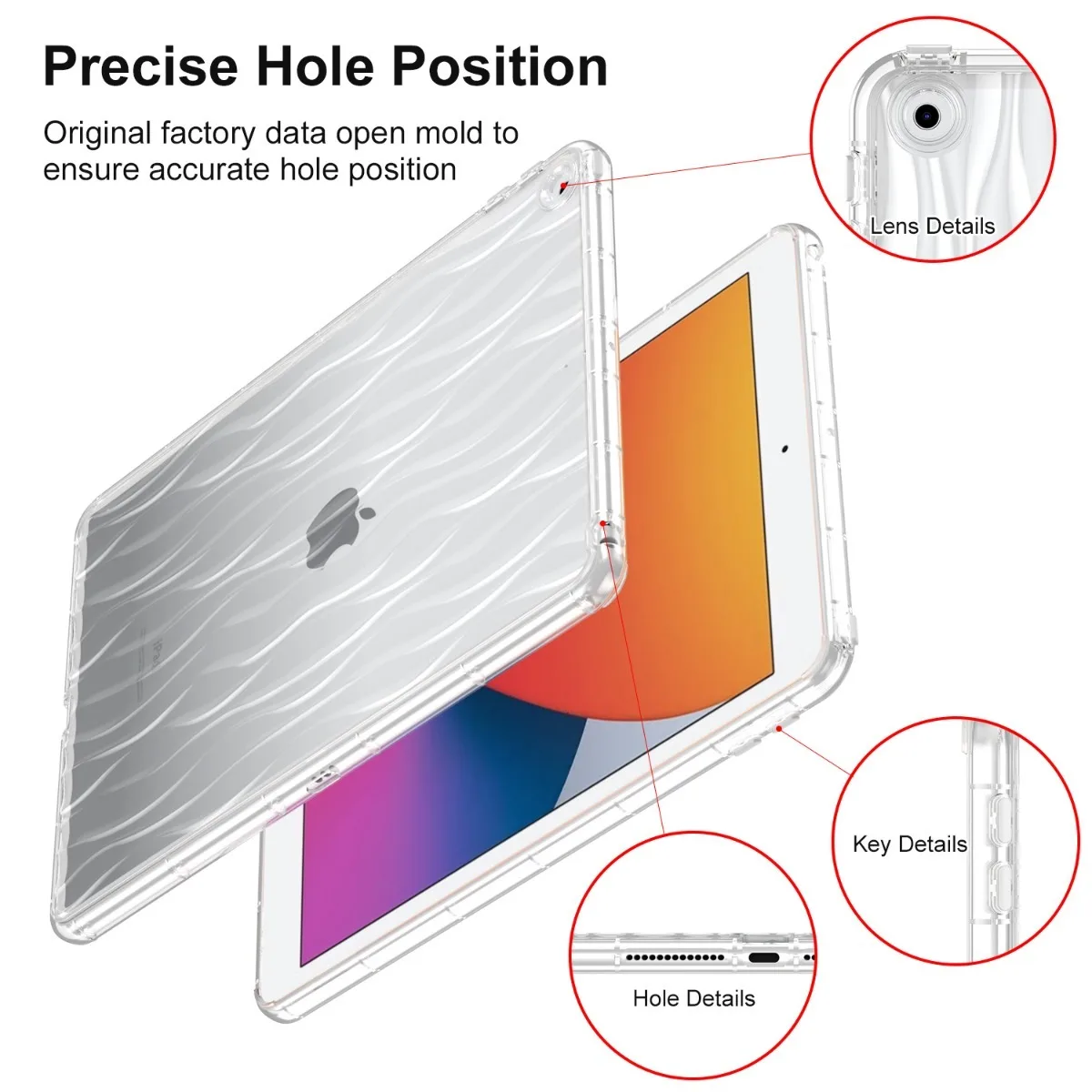 Funda dura para iPad de décima generación, cubierta de PC para iPad Pro11 Air 5, 4, 3, Mini 6, 4, 5, 10,2, 9,7, 10,5 - imagen 3