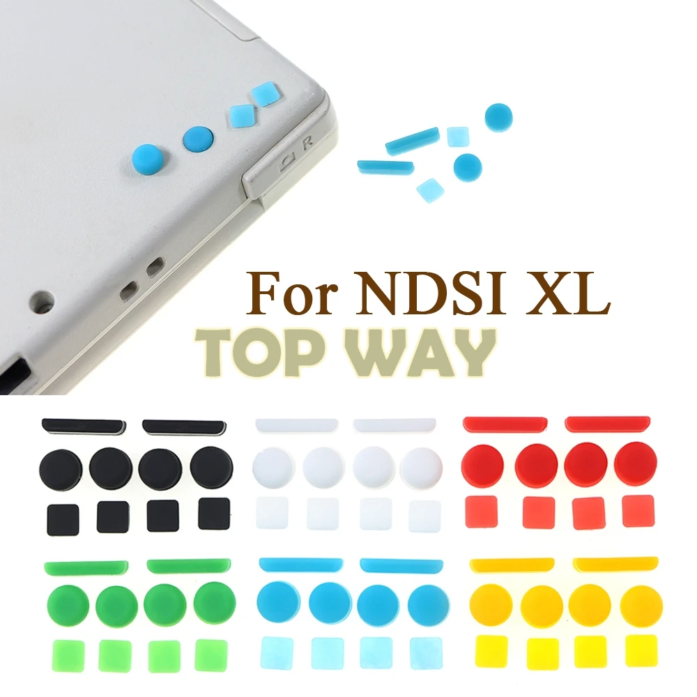 2 juegos de cubiertas de pies de tornillo de repuesto para consola de juegos NDSi XL LL, cubierta de pies de tornillo, tapón de almohadilla de goma para NDSIXL