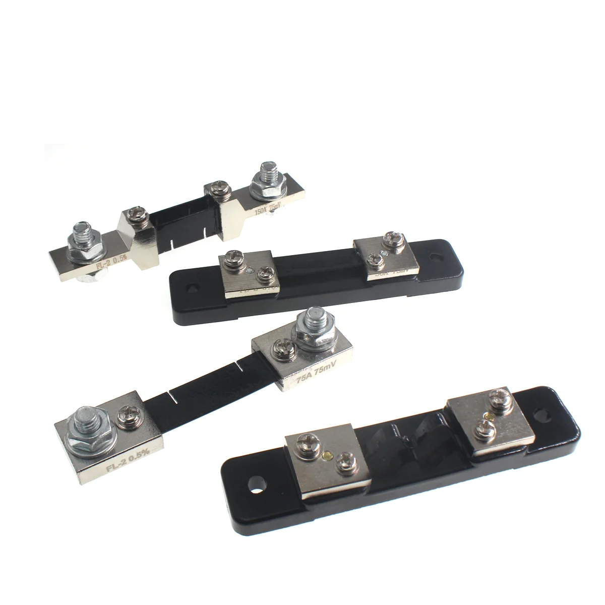 FL-2 100A 50A 30A 20A 10A 5A/75mV medidor de corriente de derivación externo resistencia de derivación para amperímetro digital amperímetro voltímetro vatímetro - imagen 2